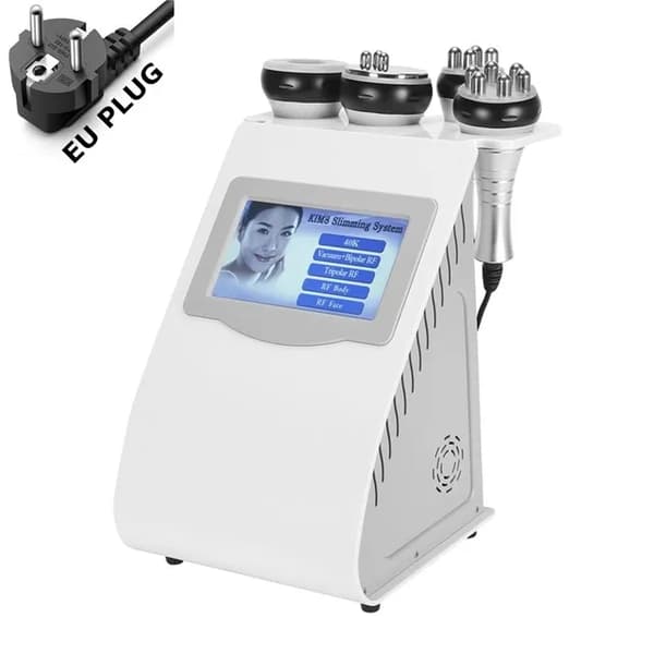 Ultrasonic Liposuction -laite, 5 teknologiaa yhdessä, ihon ja vartalon hoitolaitteessa., EU-pistoke