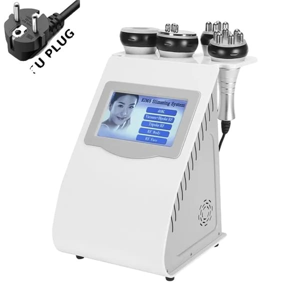 Ultrasonic Liposuction -laite, 5 teknologiaa yhdessä, ihon ja vartalon hoitolaitteessa., EU-pistoke