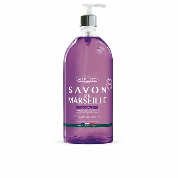 Flytende såpe Beauterra Marseille Hender Universal Lavendel 1 L