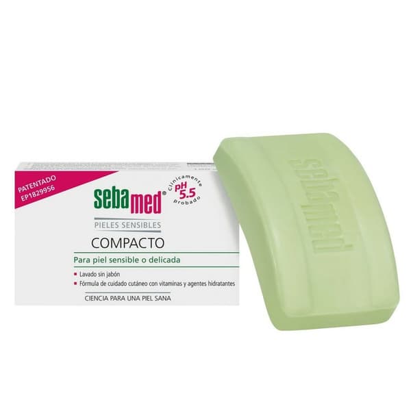 Gel Bar Sebamed Compacto Utan tvål Känslig hud 150 g