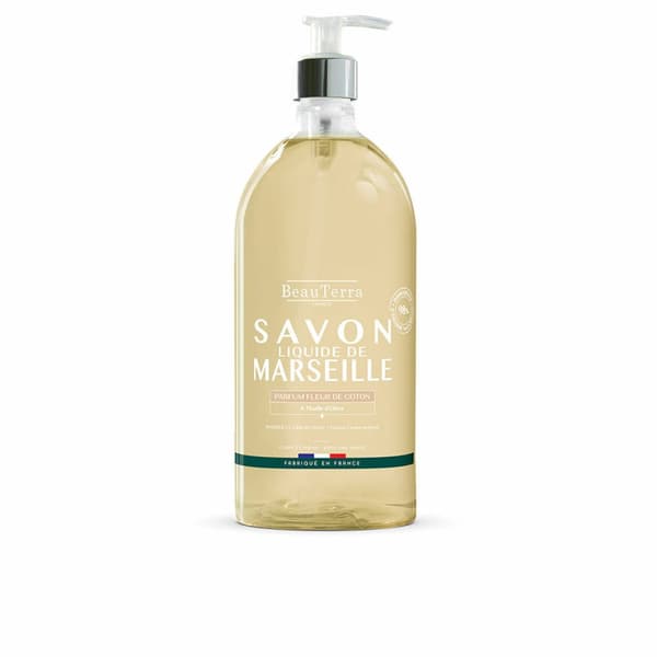 Nestesaippua Beauterra Savon de Marseille Puuvillan kukka 1 L