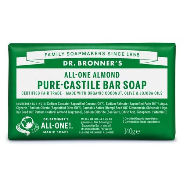 Palasaippua Dr Bronner's 140 g Mantelit