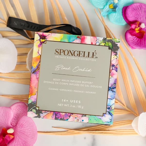 Spongelle® Boxed White Flower Black Orchid White 1pc