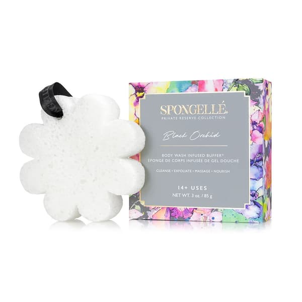 Spongelle® Boxed White Flower Black Orchid White 1pc