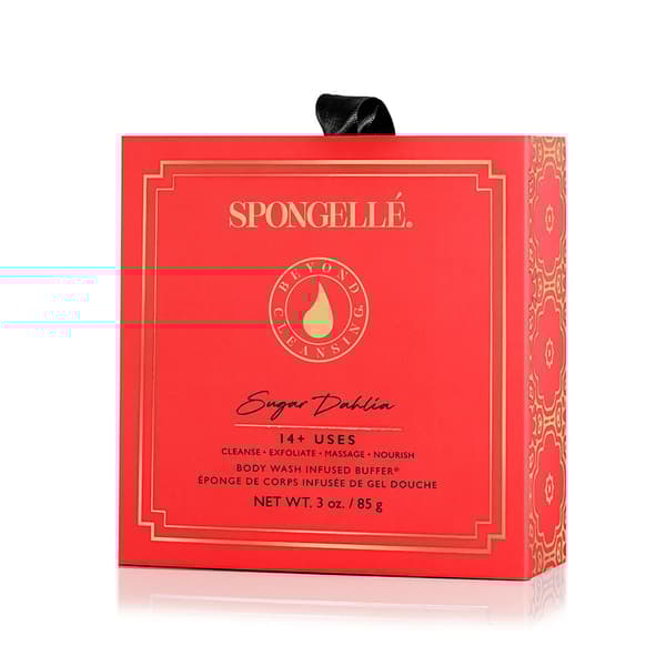 Spongelle® Boxed White Flower Sugar Dahlia 1pc
