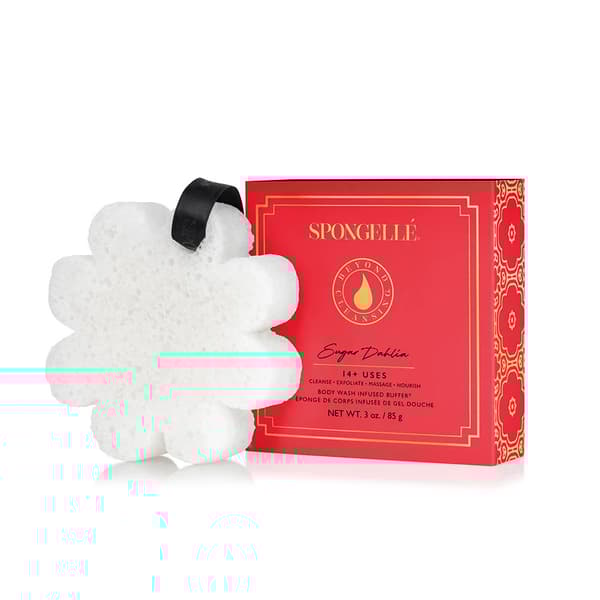 Spongelle® Boxed White Flower Sugar Dahlia 1pc