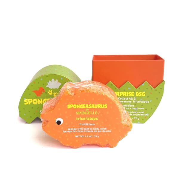 Spongelle® Svampedyr Spongeasaurus Collection Triceratops 1 stk