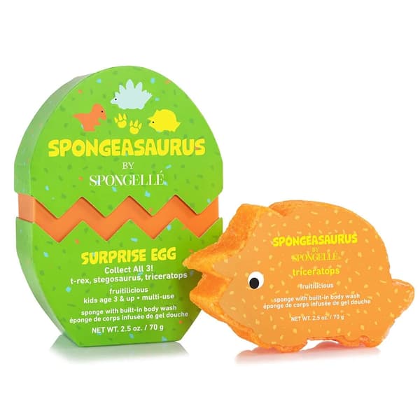 Spongelle® Svampedyr Spongeasaurus Collection Triceratops 1 stk