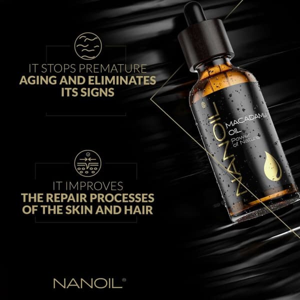 Kroppsolja Nanoil Power Of Nature Macadamianötter olja (50 ml)