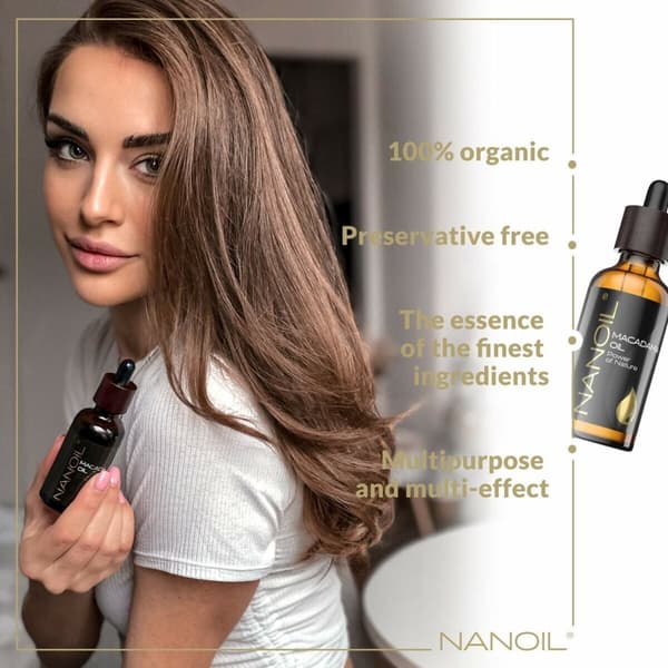 Kroppsolja Nanoil Power Of Nature Macadamianötter olja (50 ml)