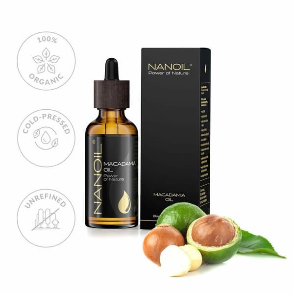 Kroppsolja Nanoil Power Of Nature Macadamianötter olja (50 ml)