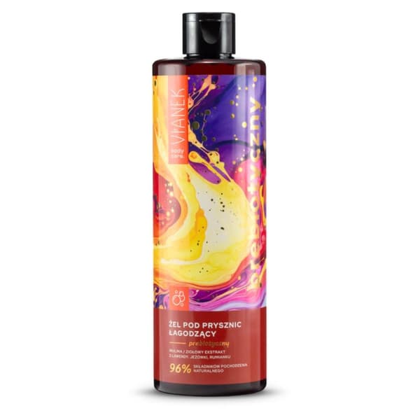 VIANEK Prebioottinen rauhoittava suihkugeeli, 400 ml