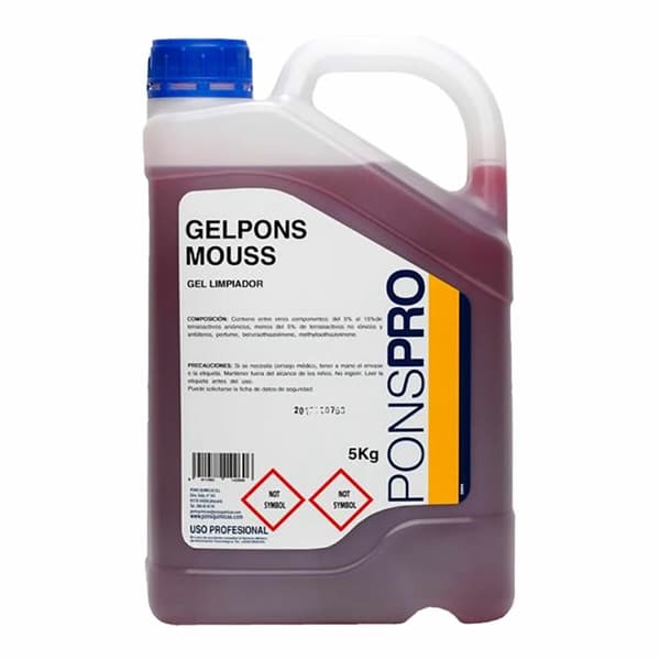 Håndsæbe Ponspro Gelpons Mouss Pink 5 L