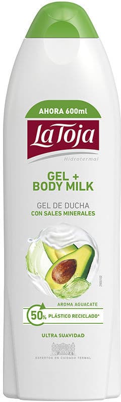 La Toja Avocado shower gel + cream 600 ml