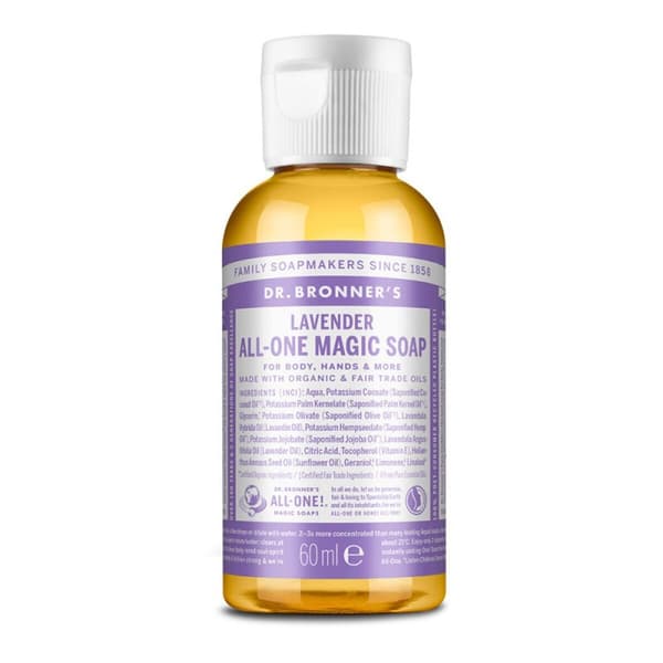 Flydende sæbe Dr Bronner's 60 ml Lavendel