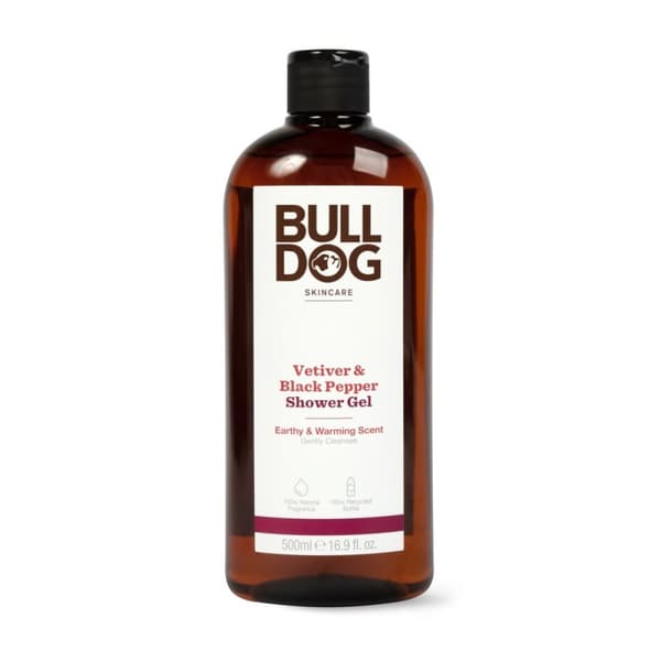 BULLDOG Vetiver & Black Pepper Shower Gel 500ml