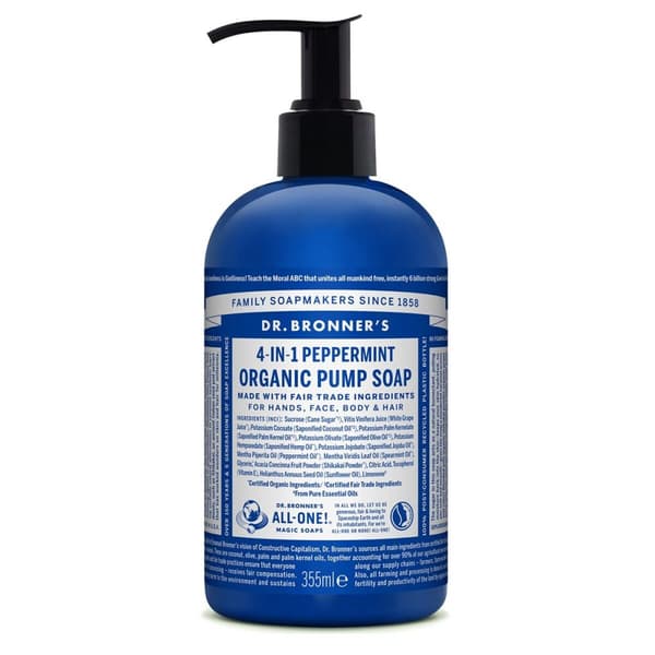 Käsisaippua Dr Bronner's 4 in 1 Peppermint 355 ml