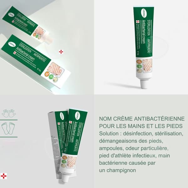 Crème fötter 20g - Fotvård - Intensiv näring rik på olika ingredienser - Vård för fotsvett