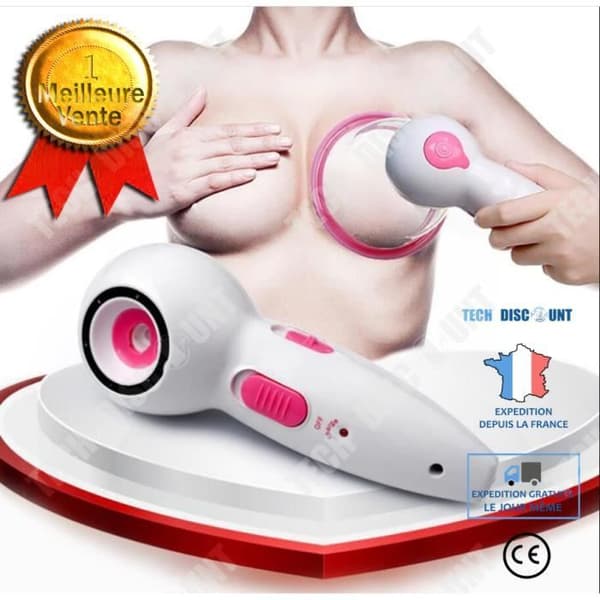 TD® Breast Enhancer, Elektrisk skönhetsbröstmassageapparat hushållsfettsugning bröstmassageapparat av polyester Massageinstrument