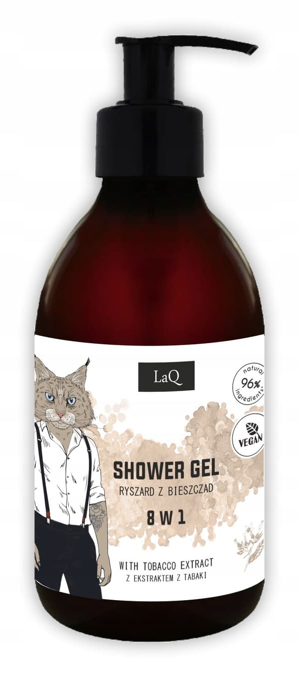 LAQ RYSZARD från BIESZCZADY duschtvål 500 ml/ 7169