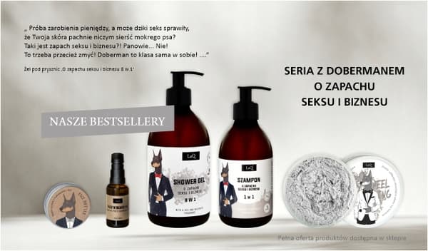 LAQ Doberman shower gel 8i1 500 ml / 7220