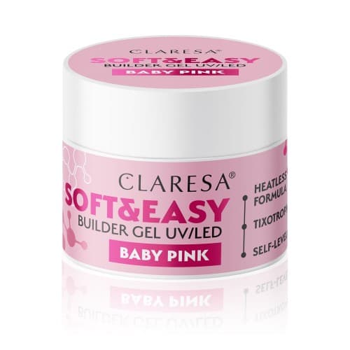 CLARESA Gelknopp SOFT&EASY BUILDER GEL 45 g BABYROSA