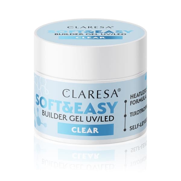 CLARESA Gelknopp SOFT&EASY BUILDER GEL 45 g CLEAR