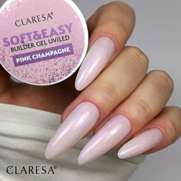 CLARESA SOFT&EASY BUILDER GEL 90 g ROSA CHAMPAGNE