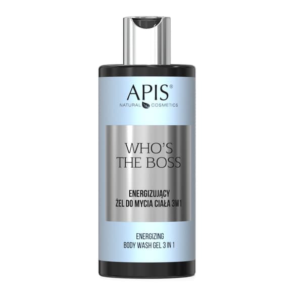 Apis Whos the Boss Gel, energigivende kropsvask 3 i 1 300 ml /6242