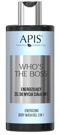 Miniatyrbillede 1 af 2: Apis Whos the Boss Gel, energigivende kropsvask 3 i 1 300 ml /6242