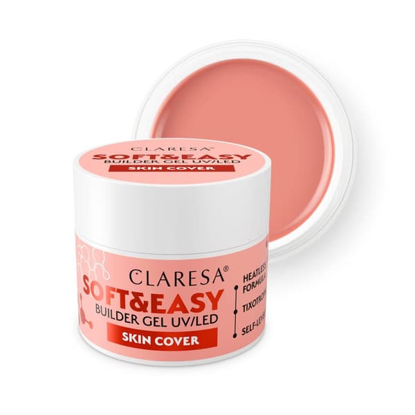 CLARESA Gelknop soft&EASY BUILDER GEL 12 g HUDDÆK