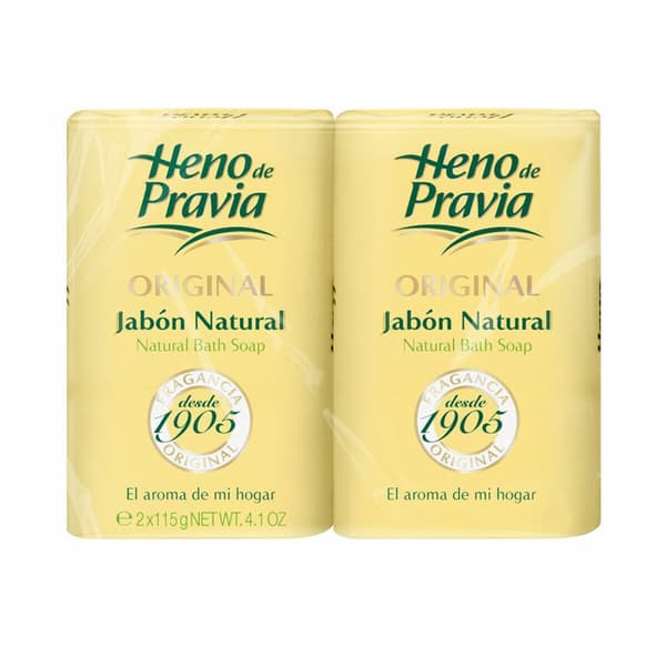 Naturlig Sæbestykke Heno De Pravia ORIGINAL 115 g 2 enheder