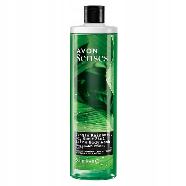 AVON Jungle Rainburst Body Wash Gel 500 ml