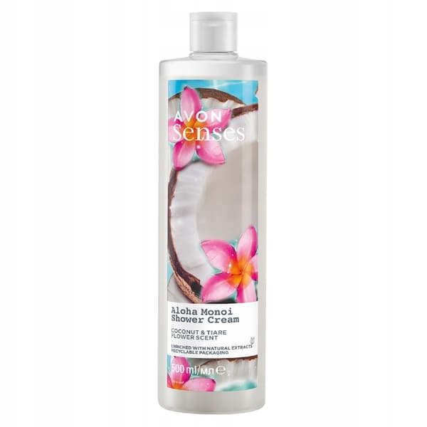 AVON Cremet kokos- og tahitiblomstgel 500 ml