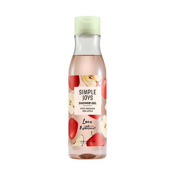 Oriflame Simple Joys Love Nature Shower Gel med økologisk æble 250ml