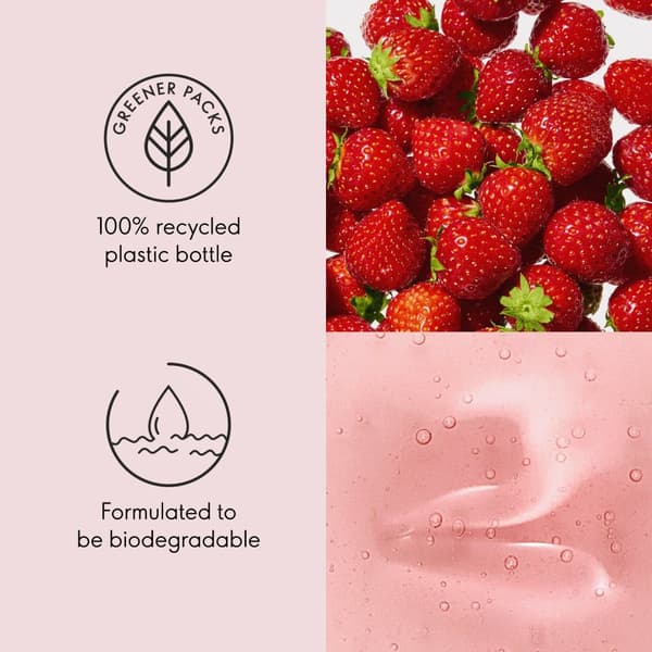 Oriflame Simple Joys Love Nature Shower Gel med økologisk jordbær 250ml