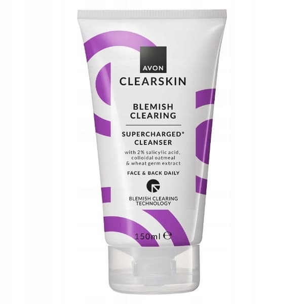 AVON Clearskin ansigts- og rygvaskecreme-gel 150 ml
