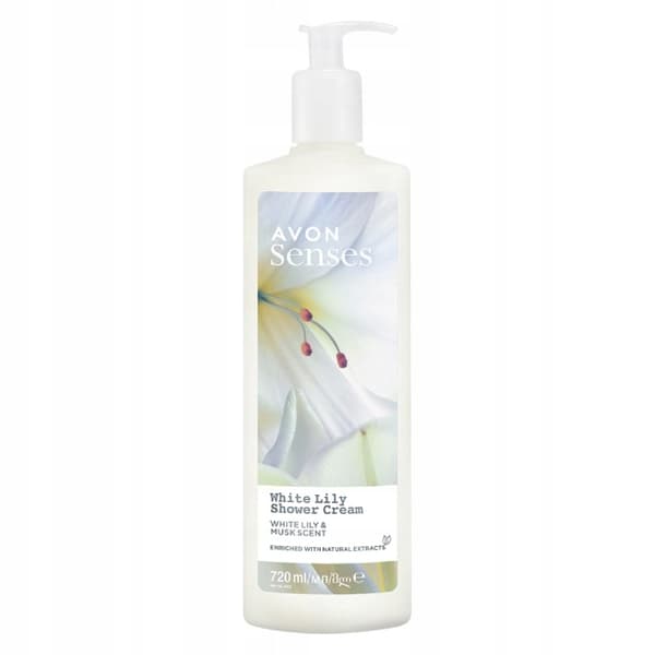 AVON Kermainen suihkugeeli Valkoinen lilja 720 ml