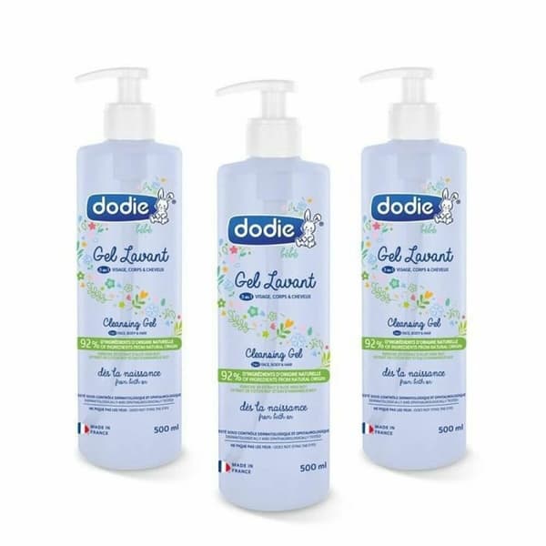 Duschtvål Dodie 500 ml 3 Delar (3 antal)