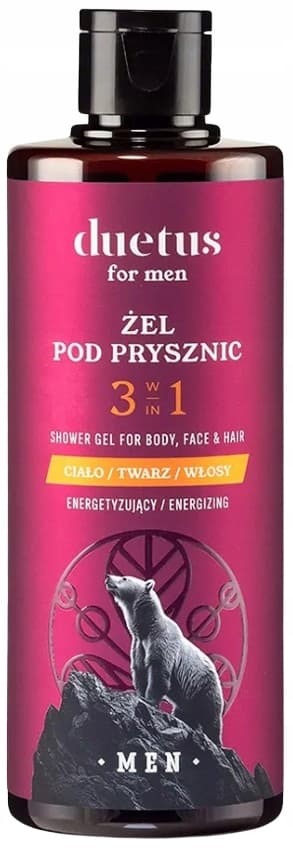 DUETUS FOR MEN Power Of Yes Energigivende Shower Gel 300 ml