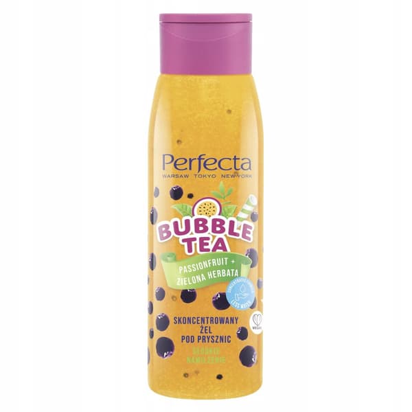PERFECTA Bubble Tea showergel PASSIONSFRUGT 400 ml