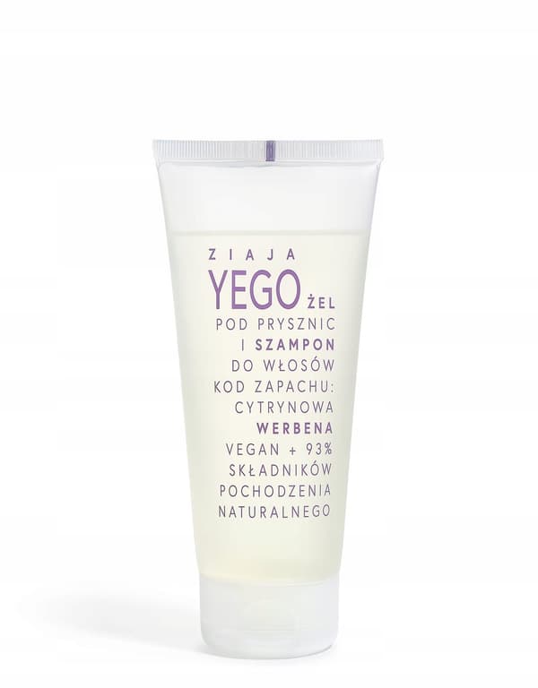 ZIAJA Yego 2-i-1 Shower Gel og Shampoo Verbena