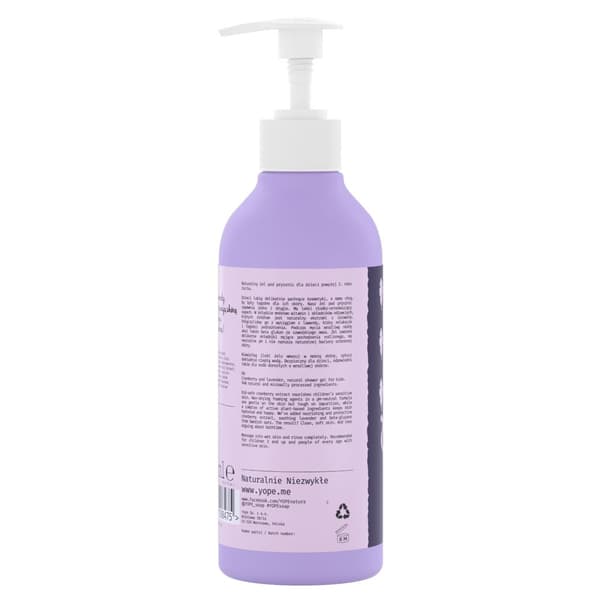 YOPE Tranebær- og Lavendelgel 400 ml