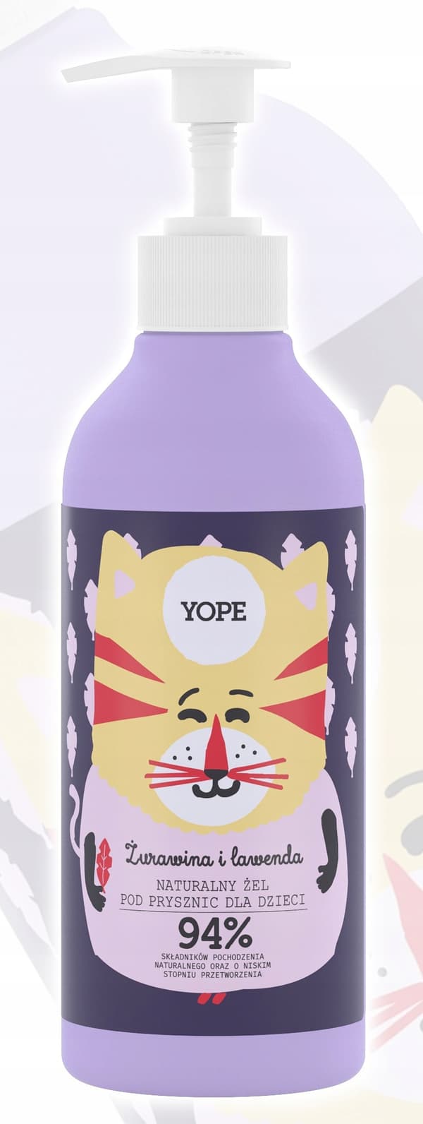 YOPE Tranebær- og Lavendelgel 400 ml