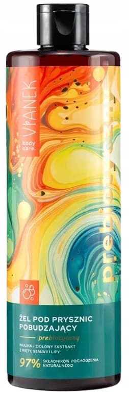 VIANEK Showergel stimulerende præbiotisk energigivende 400 ml