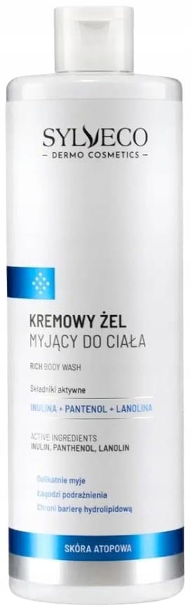 SYLVEC ODERMO cremet kropsvaskegel ATOPISK HUD 400 ml