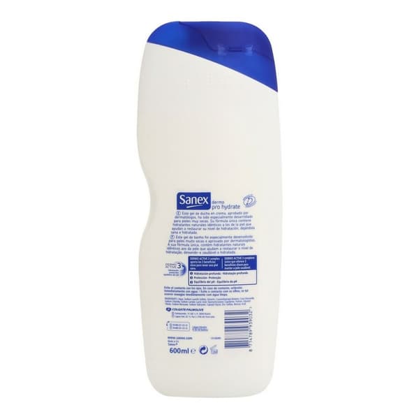 Fuktighetsgivande duschgel Sanex 600 ml