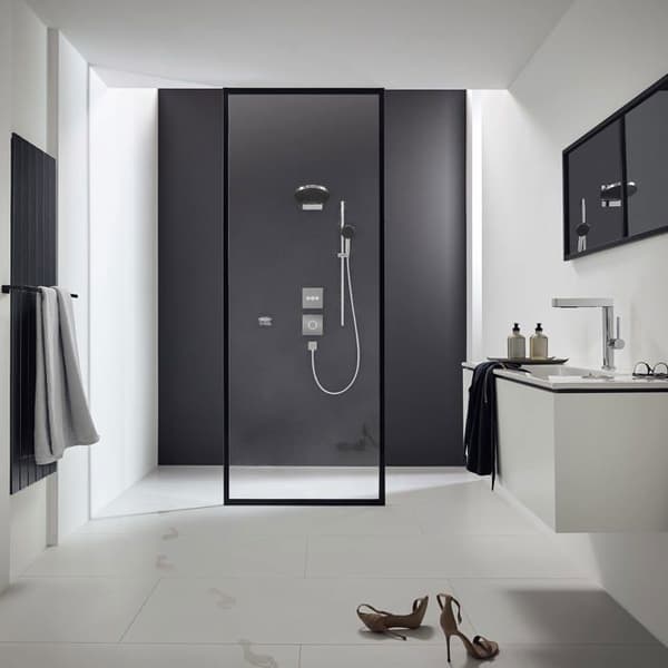 Hansgrohe - 24401000 -, krom, Pulsify S bar 90 cm, med skjutreglage och duschslang 1,60m, , duschstång 90cm