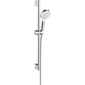 Miniatyrbild 1 av 2: Hansgrohe - Duschset Crometta 1 spray Grön 6 l/min med Unica'Croma stång 65 cm vit/krom