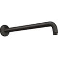 Miniatyrbild 3 av 3: Hansgrohe duscharm med kulled g1/2 39cm 90 grader med rosett mattsvart